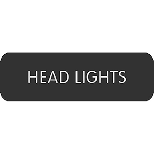 Blue Sea Systems Blue Sea Large Format Label - "Head Lights" - 8063-0251