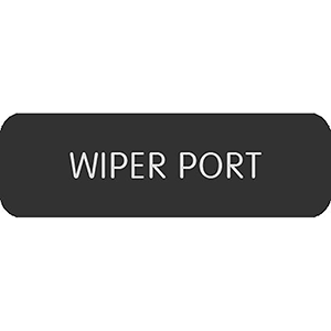 Blue Sea Systems Blue Sea Large Format Label - "Wiper PORT" - 8063-0450