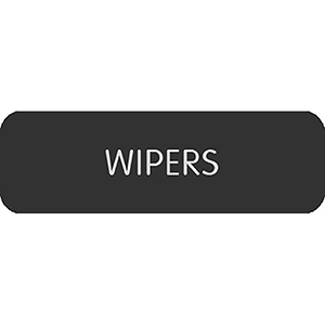 Blue Sea Systems Blue Sea Large Format Label - "Wipers" - 8063-0452