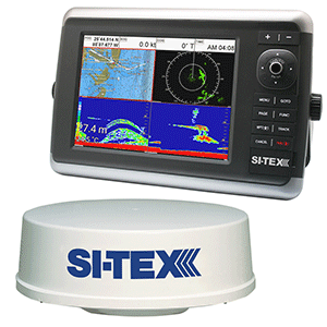 SI-TEX NavStar 12R GPS Chartplotter, Sonar, Radar System w/MDS-12 Radar - NAVSTAR 12R