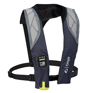 Onyx Outdoor Onyx A-24 In-Sight Automatic Inflatable Life Jacket - Grey - 133200-701-004-18