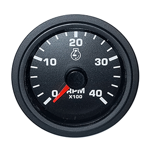 Faria Beede Instruments Faria 2" Tachometer Variable Frequency 4000 RPM Gauge - Black - Bulk Packaging - TC5039