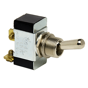 Cole Hersee Heavy Duty Toggle Switch SPST On-Off 2 Screw - 5582-BP