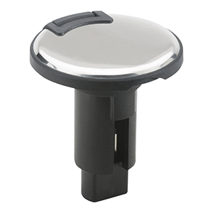 Attwood Marine Attwood LightArmor Plug-In Base - 2 Pin - Stainless Steel - Round - 910R2PSB-7