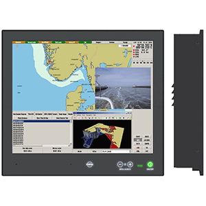 Hatteland Series X - Generation 2 (G2) High-Bright 17" Multi-Power Display w/Buttons - AC/DC 24V