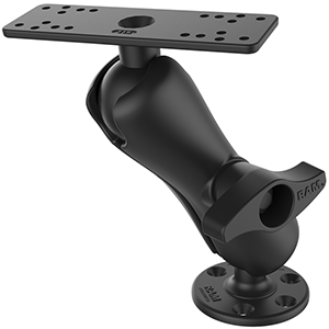 RAM Mounting Systems Ram Mount Universal D Size Ball Mount for 9"-12" Fishfinders and Chartplotters - RAM-D-115