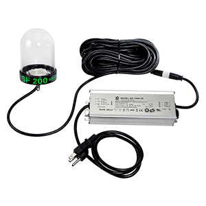 Hydro Glow LED Underwater Dock Light – 200W – 50' Cord – Green