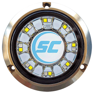 Shadow-Caster LED Lighting Shadow-Caster Blue/White Color Changing Underwater Light - 16 LEDs - Bronze - SCR-16-BW-BZ-10