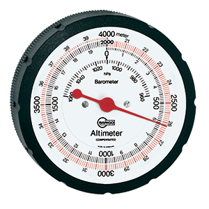 BARIGO Handheld Altimeter w/Case - 12,000' Standard Dial - 29