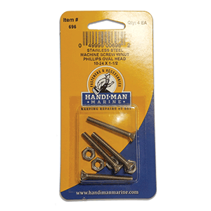 Handi-Man Marine Handi-Man Phillips Machine Oval Screw - 10-24 x 1-1/2 - 696