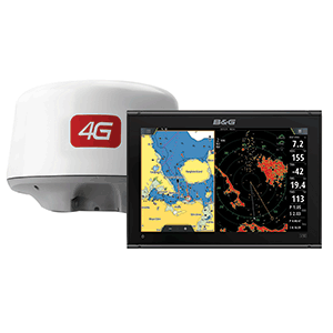 B&G B&G Vulcan 12 Chartplotter/Fishfinder Display w/4G Radar Bundle - 000-14157-001