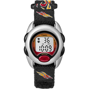 Timex Kid's Digital Nylon Band Watch - Flames - T78751XY