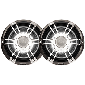 Fusion FUSION SG-CL65SPC Signature Series Speakers 6.5" Grill - 230 W -Silver/Chrome - 010-01428-03