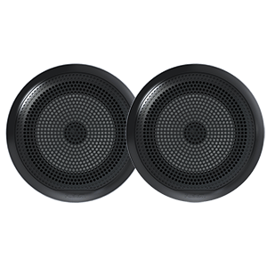 Fusion FUSION EL-F651B EL Series Full Range Shallow Mount Marine Black Speakers - 6.5" w/ LED Lights - 010-02080-10