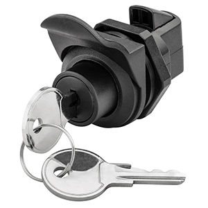 Whitecap Locking Push Button Latch - S-0232C
