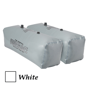 FATSAC V-drive Fat Sacs - Pair - 400lbs Each - White - W701-WHITE