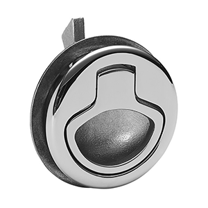 Whitecap Mini Slam Latch Stainless Steel Non-Locking Pull Ring - 6137C