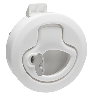 Whitecap Mini Ring Pull Nylon Locking White - 3228WC