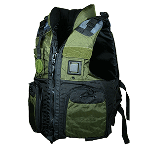 First Watch AV-800 Pro 4-Pocket Vest (USCG Type III) - Green/Black - S/M - AV-800-GN-S/M