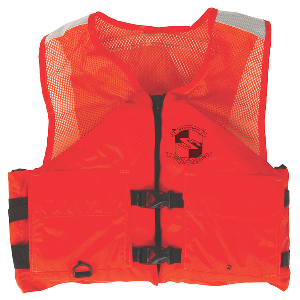 Stearns Work Zone Gear™ Life Vest - Orange - Medium - 2000011410