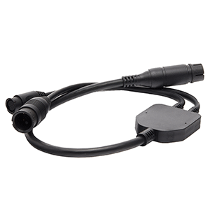 Raymarine Adapter Cable - 25-Pin to 9-Pin & 8-Pin - Y-Cable to DownVision & CP370 Transducer to Axiom RV - A80494