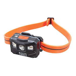 Klein Tools Rechargeable Auto-Off Headlamp w/USB - Black/Orange - 56034