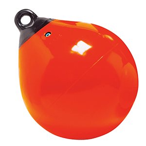 Taylor Made 9" Tuff End™ Inflatable Vinyl Buoy - Orange - 61140