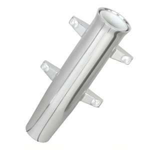 Lees Tackle Lee's Aluminum Side Mount Rod Holder - Tulip Style - Silver Anodize - RA5000SL