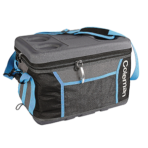 Coleman 75 Can Collapsible Sport Cooler - Gray/Blue - 2000015225