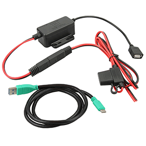 RAM Mounting Systems RAM Mount GDS® Modular Hardwire Charger w/Type C Cable - RAM-GDS-CHARGE-V7-USBCU