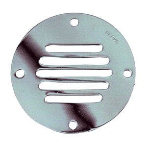 Perko Chrome Plated Brass Round Locker Ventilator - 2-1/2