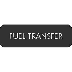 Blue Sea Systems Blue Sea Large Format Label - "Fuel Transfer" - 8063-0211