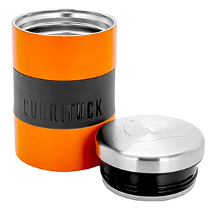 Camco Currituck Stainless Steel Food Container - 12oz - Orange - 51927