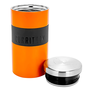 Camco Currituck Stainless Steel Food Container - 18oz - Orange - 51931