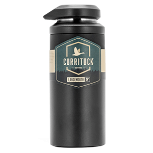 Camco Currituck Wide Mouth Beverage Bottle - 24oz - Charcoal - 51946