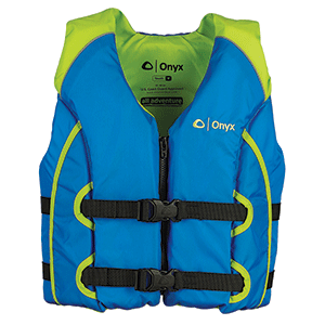 Onyx Outdoor Onyx All Adventure Youth Life Jacket - 50-90lbs - Blue - 121000-400-002-15