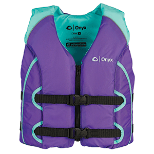 Onyx Outdoor Onyx All Adventure Youth Life Jacket - 50-90lbs - Purple - 121000-505-002-15