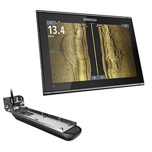 Simrad GO12 XSE Combo w/Active Imaging 3-in-1 Transom Mount Transducer & C-MAP Pro Chart - 000-14834-001