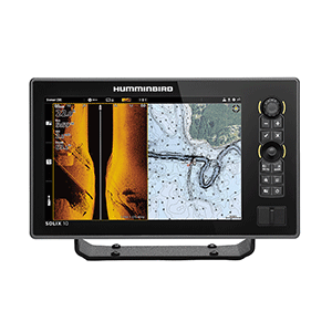 Humminbird SOLIX™ 10 CHIRP MEGA SI Fishfinder/GPS Combo G2 w/Transom Mount Transducer - 411010-1