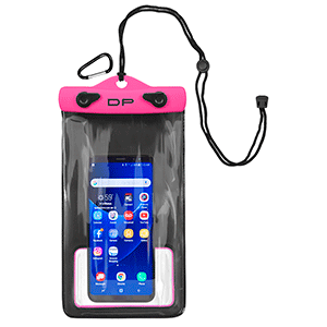 Dry Pak Smart Phone/GPS/MP3 Case - Hot Pink - 5" x 8" - DP-58HP