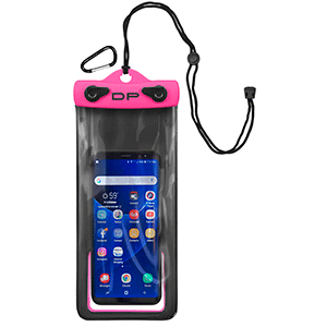 Dry Pak Smart Phone/GPS/MP3 Case - Hot Pink - 4" x 8" - DP-48HP