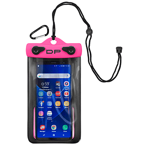 Dry Pak Smart Phone/GPS/MP3 Case - Hot Pink - 4" x 6" - DP-46HP