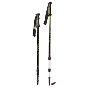 YUKON Sherpa Trekking Poles - Black/Green - 83-5001