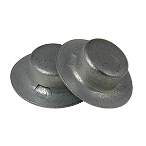 C.E. Smith Cap Nut - 1/2" 8 Pieces Zinc - 10800A