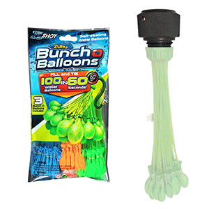 FATSAC Supa Pump GHT Balloon Adapter w/100-Pack Zuru Balloons - M1006