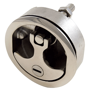 Whitecap Compression Handle Stainless Steel Locking 3" OD - 1/4 Turn - S-8236C