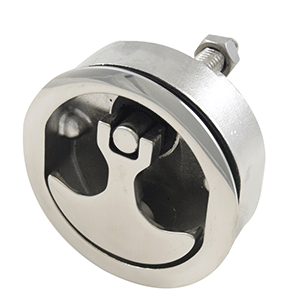 Whitecap Compression Handle Stainless Steel Non-Locking 3" OD - 1/4 Turn - S-8235C