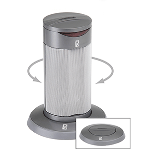 Poly-Planar Round Waterproof Pop-Up Spa Speaker - Gray