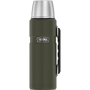 Thermos King™ Beverage Bottle 40oz - Stainless Steel/Matte Army Green - SK2010AGTRI4