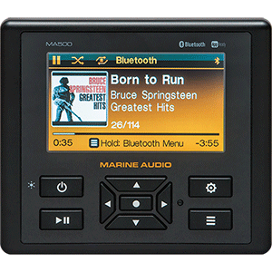 JENSEN Marine Audio MA500 4.3" Color Stereo w/Bluetooth, USB, AUX Inputs & App Control